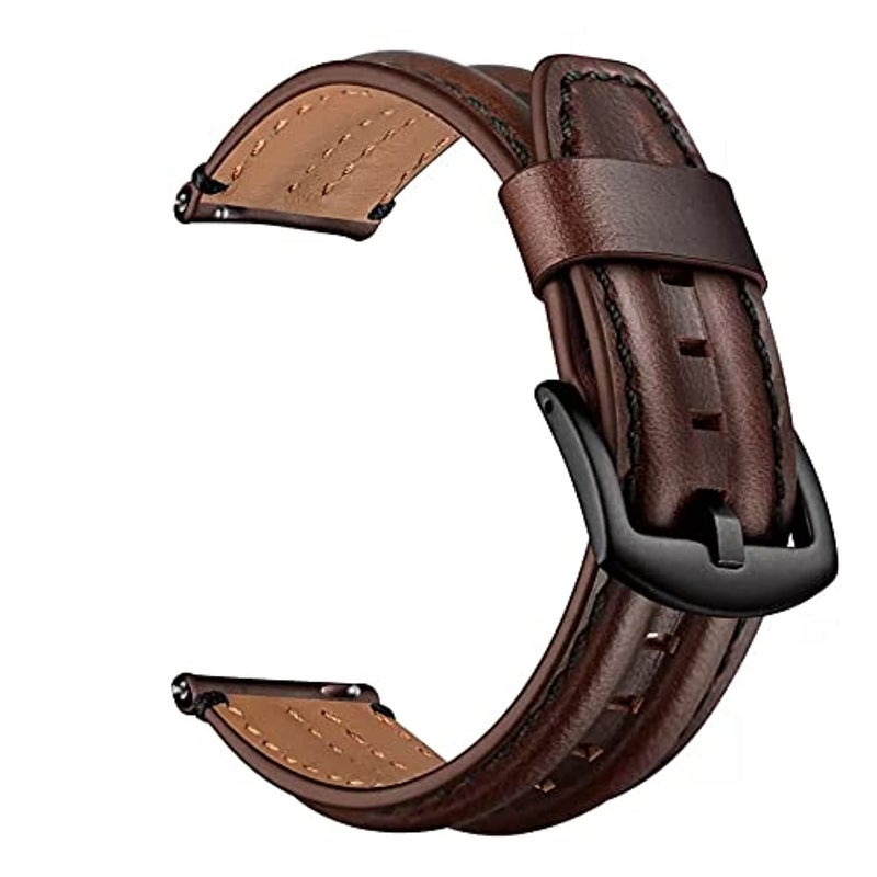Dado Leather Band Compatible with Huawei Watch Ultimate/GT4/GT3/GT2, Quick Release Replacement Strap - Image 2