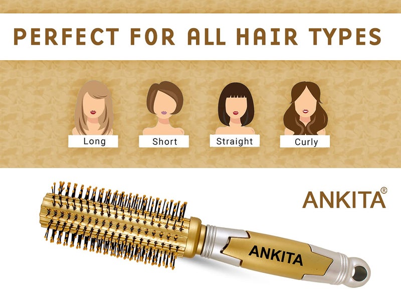 ANKITA Round Hair Brush(B60) (Color May Vary) - Image 4