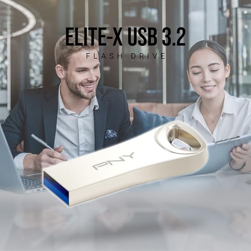 PNY 512GB Elite-X USB 3.2 Flash Drive - 220MB/s, Durable Premium Metal Housing, for Storing, Sharing, and Protecting Important Content, ‎ P-FDI512ELTX-GE, Silver - Image 5