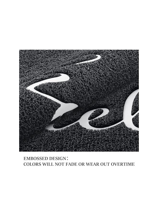 The Bros Door Mat, Welcome Mat Low Profile Floor Mat Front Doormat Non Slip Mats for Entryway, Patio, High Traffic Areas, 30"x17.5",Black (Welcome) - Image 5