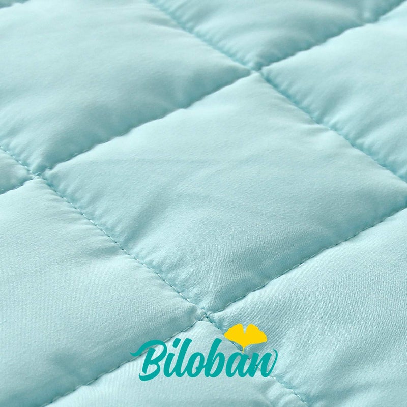 Biloban Toddler Nap Mat with Pillow and Blanket, Cot Nap Mats for Daycare Preschool, Portable Travel Sleeping Bag for Kids, Warm & Skin-Friendly, Blue Whale, 50" x 21" - Image 3