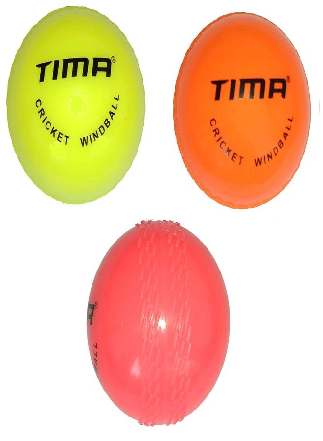 TIMA كرة رياح TIMA مصنوعة من مادة اصطناعية (متعددة الألوان) (عبوة من 3 قطع) - Image 1