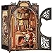 CUTEBEE Book Nook Kit DIY Miniature House Kit for Adults and Teens Dollhouse Booknook Tiny House Model Build Bookshelf Decor Gifts for Family Friends - Image 2