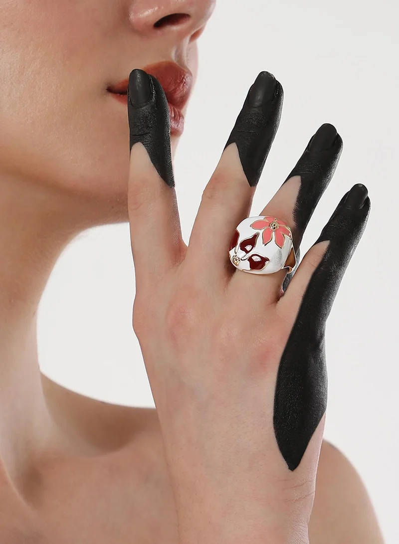 سوهي The Amaryllis Adjustable Statement Finger Ring