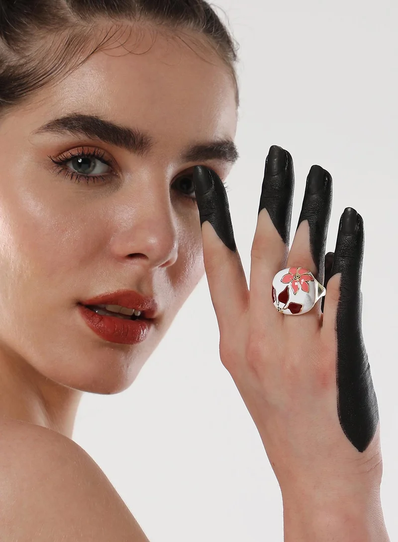سوهي The Amaryllis Adjustable Statement Finger Ring