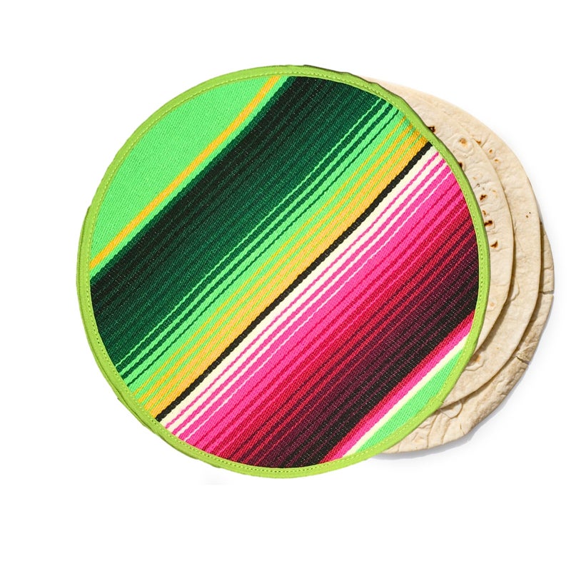 Casa Fiesta Designs Casa Fiesta Designs Authentic Mexican Cloth Tortilla Holder Warmer Pouch. Tortillera Mexicana Microwave Oven Safe for  - Image 1