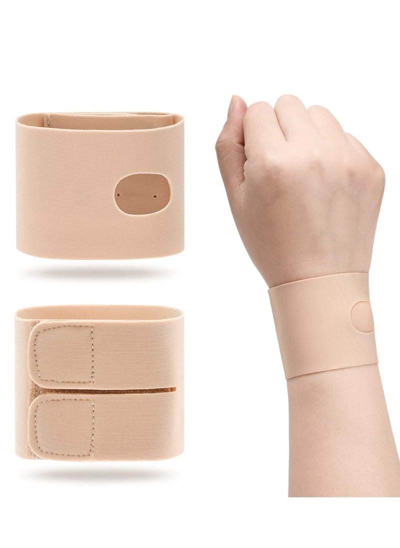 Excefore Wrist Brace for Carpal Tunnel,  Ultra Slim Wrist Compression Strap, Adjustable Wrist Brace for Daily Wear, Fitness Daily Carpal Wrist Pain Relief Injury Prevention, 2 Pack  - Image 1