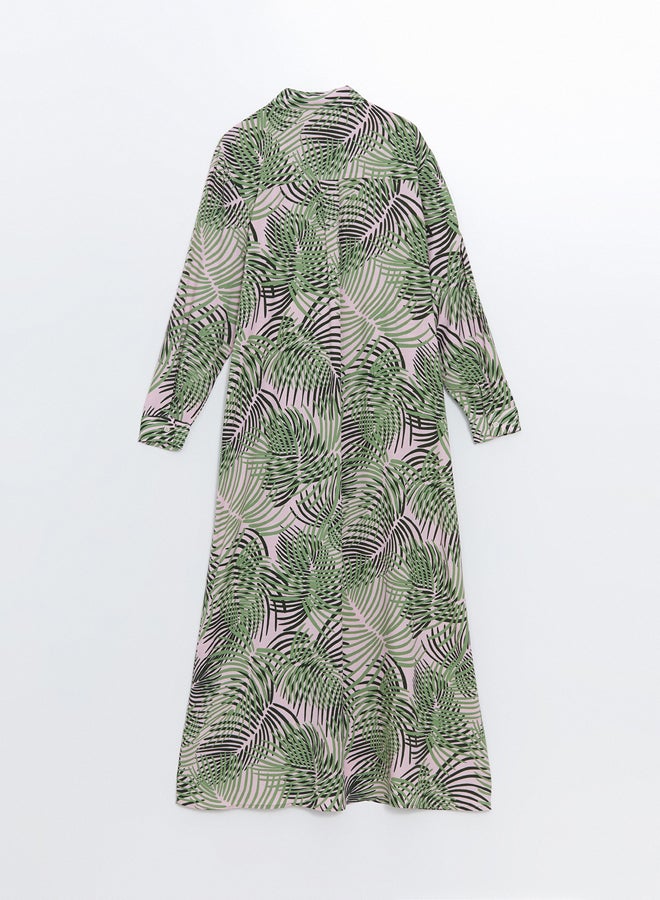 Patterned Women's Shirt Dress