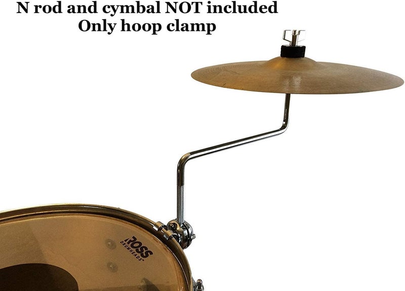 ROSS Drumheads حامل جرس البقر لطبول - مشبك حلقة توم لجرس البقر، كتلة جيم، طنبورين، صنج سبلاش - Image 5