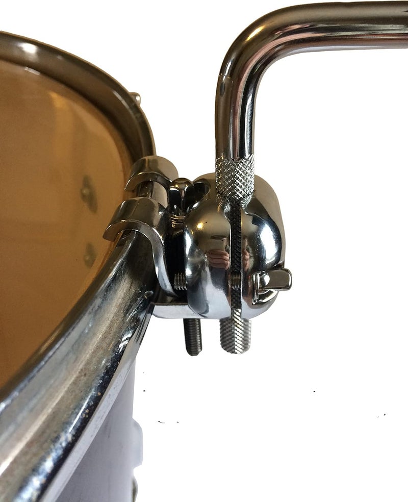 ROSS Drumheads حامل جرس البقر لطبول - مشبك حلقة توم لجرس البقر، كتلة جيم، طنبورين، صنج سبلاش - Image 1
