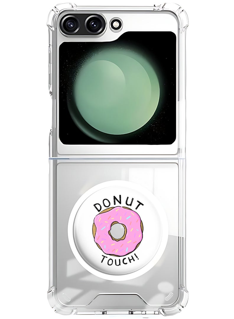 Theodor Magnetic Case for Samsung Galaxy Z Flip 6 Compatible with MagSafe Wireless Charging, Shockproof Phone Bumper Cover Dog (2) - Image 1