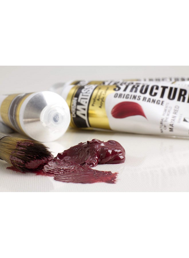 Matisse Structure Heavy Body Acrylic Paint High Viscosity Acrylics - 75 ml Tube - Australian Salmon Gum - Image 2
