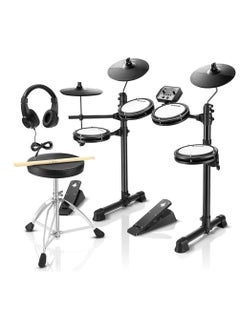 Donner Donner DED-80 Electric Drum Set with Adjustable Drum Throne  - Image 3
