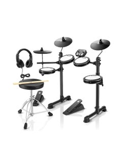 Donner Donner DED-80 Electric Drum Set with Adjustable Drum Throne  - Image 2