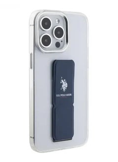 U.S.Polo iPhone 15 Pro Max For Clear Case with Leather Gripstand - Clear  - Image 2