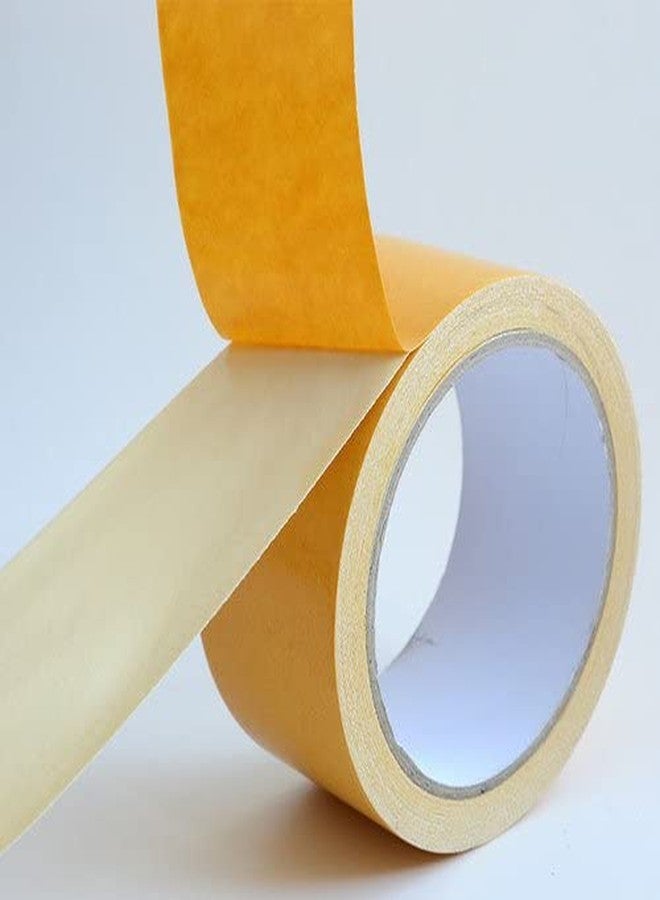 ISAN® Cotton Tape Double Sided Brown Liner, Double-Sided Wig Tape for Hair Patch & Wig, Water & Sweat Resistant, Easy to Apply & Remove, Skin-Friendly, Width 24mm (1" Approx) x 20Mtr Length, (1 Pc) - Image 3