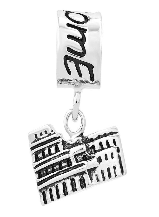 MiiFort Colosseum Rome Italy Charm fits Pandora Moments Bracelets Women Travel Europe Landmark - Image 2