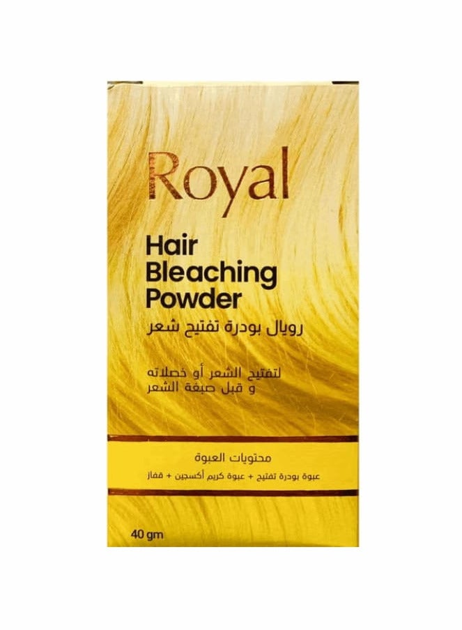 رويال بودرة تشقير الشعر رويال 40 جم - Image 1