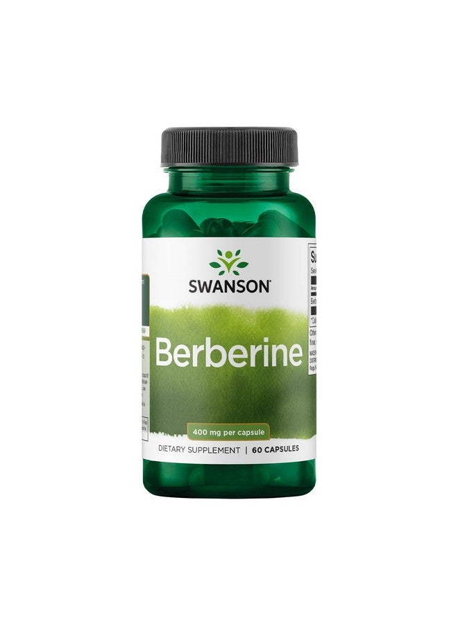 سوانسون بربارين - بربارين هيدروكلوريد موحد 97% - 400 ملغ لكل كبسولة - 60 كبسولة - Image 1