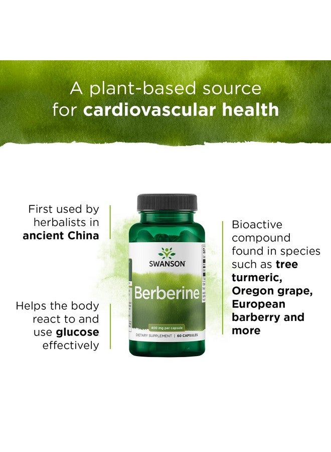 سوانسون بربارين - بربارين هيدروكلوريد موحد 97% - 400 ملغ لكل كبسولة - 60 كبسولة - Image 4