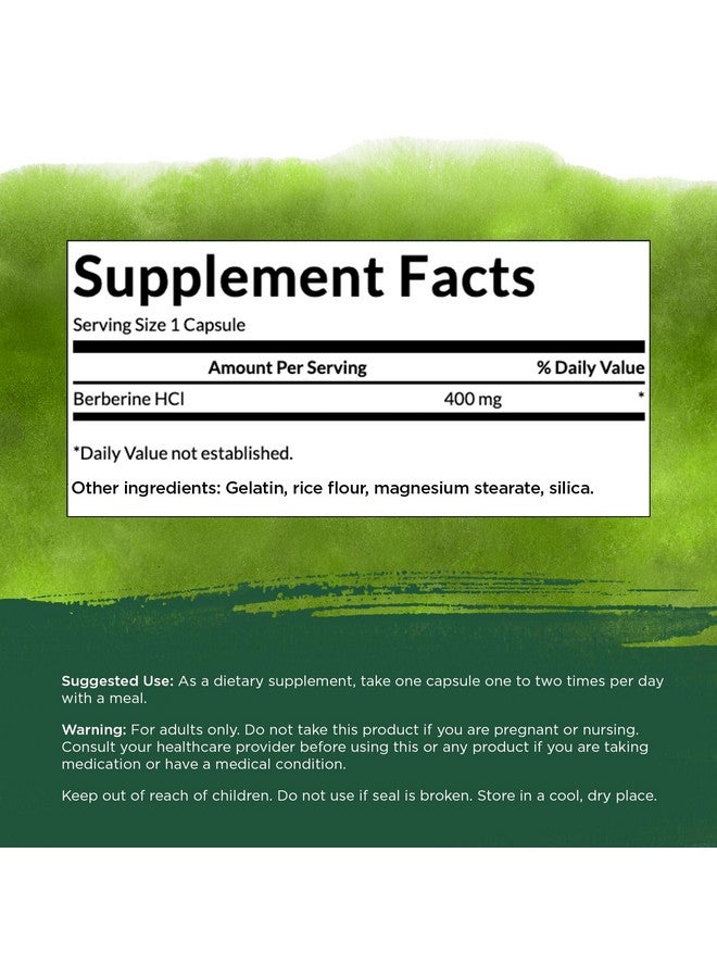 سوانسون بربارين - بربارين هيدروكلوريد موحد 97% - 400 ملغ لكل كبسولة - 60 كبسولة - Image 5