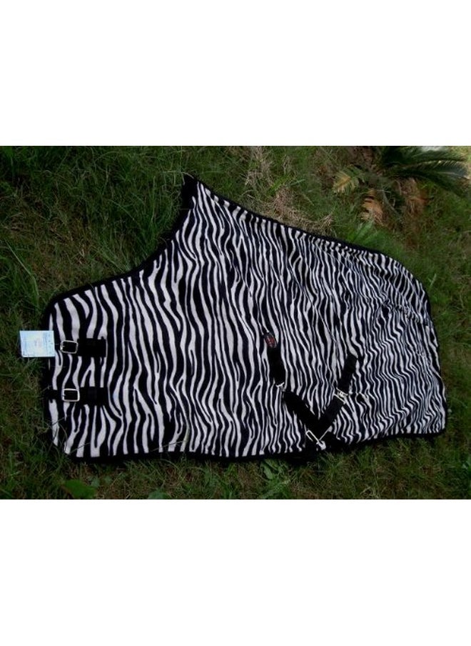 Challenger - CHALLENGER 78" Horse Polar Fleece Cooler Exercise Blanket Wicks Moisture Winter Liner 43EE05 - Image 1