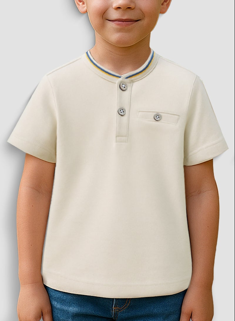 Y&CO Pocket Henley - Image 3