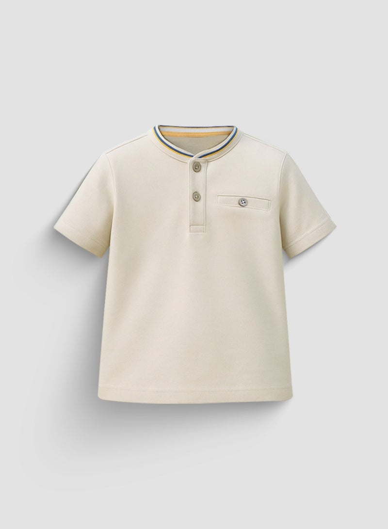 Y&CO Pocket Henley - Image 1