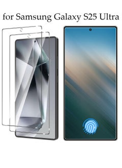 SNBFA 2Pcs Samsung Galaxy S25 Ultra Screen Protector HD Clear Protective for S25 Ultra,3D Curved Upgrade,Easy Installation,Shockproof Durable Bubble Free Accessory  - Image 1