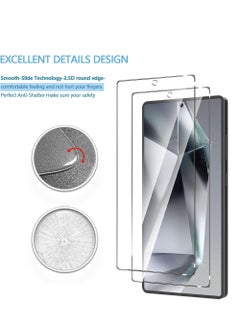 SNBFA 2Pcs Samsung Galaxy S25 Ultra Screen Protector HD Clear Protective for S25 Ultra,3D Curved Upgrade,Easy Installation,Shockproof Durable Bubble Free Accessory  - Image 2