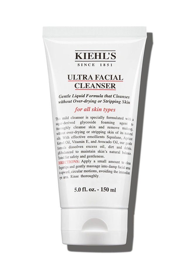 Kiehl's Ultra Facial Cleanser, Gentle Liquid Formula that Cleanses without Over Drying or Stripping Skin, 150ml  - Image 1