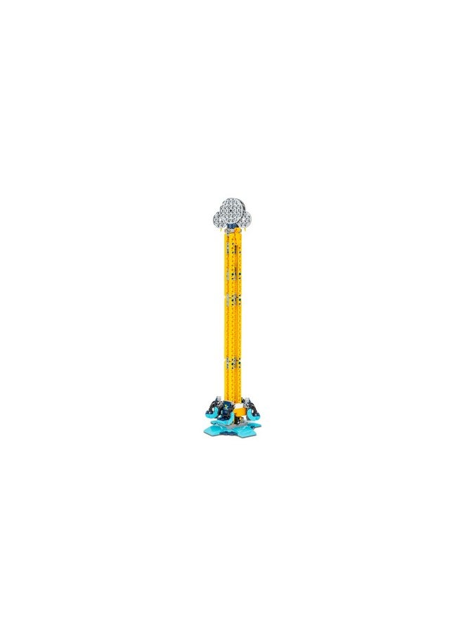 Brick Loot Brick Loot Strike Zone Drop Tower Building Blocks Set - 198 Pieces, Amusement Park Ride Model, Compatible with Lego & Major Brands, Creative STEM Toy for Kids & Adults, Ages 6+, Custom-Designed Bricks  - Image 3