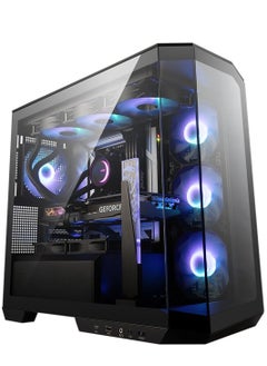 NANOTECH كمبيوتر ألعاب Nanotech Panorama - Intel Core i7-14700F، Nvidia RTX 4070 Super OC 12GB، DDR5 32GB (2*16) 6000MHz RAM، 2TB NVMe SSD، مبرد سائل AIO بمروحتين، مزود طاقة 750 واط، نظام التشغيل Windows 11 Pro  - Image 1
