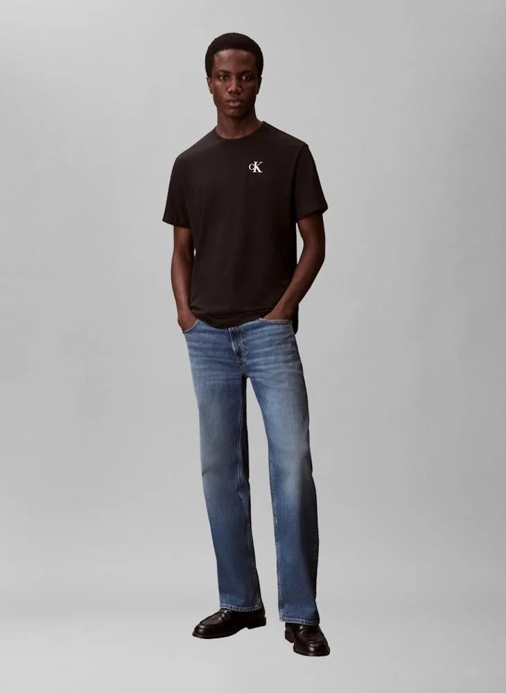 Calvin Klein Jeans  1968 Logo Graphic Crew Neck T-Shirt for Men | Best Price UAE