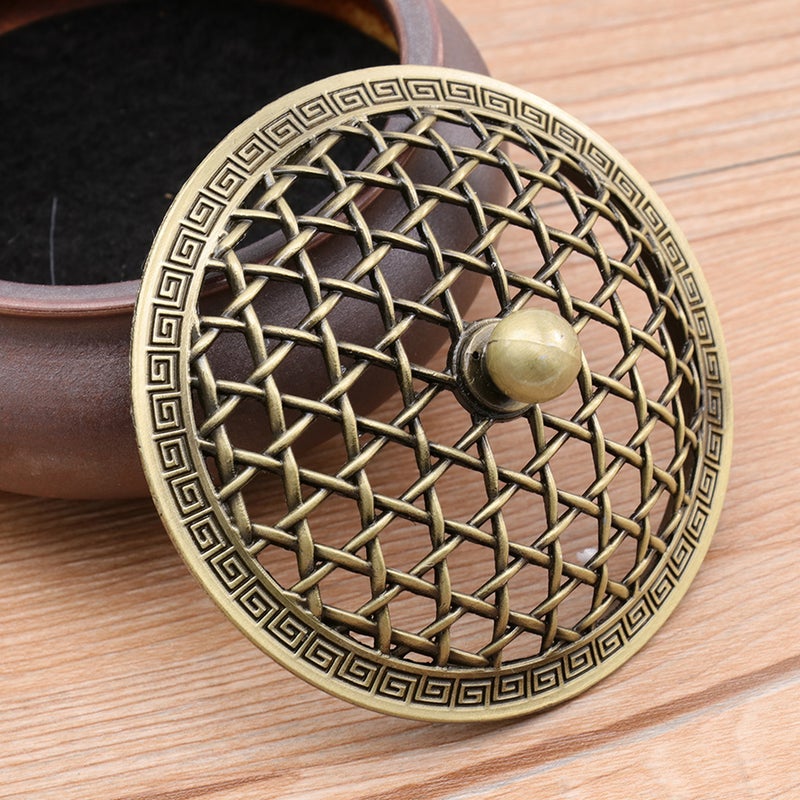 Vintage Incense Therapy Censer Yoga Practical Burner Censer Desktop Decoration Yellow - Image 4