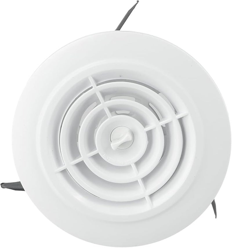 غطاية مشبك تهوية جدارية/سقفية دائرية قابلة للتعديل من مادة ABS، 75 مم مدخل/مخرج هواء - Image 4