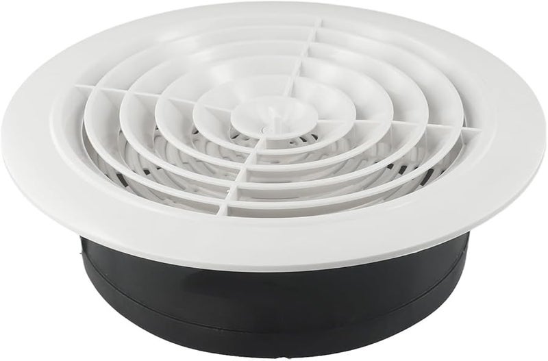 غطاية مشبك تهوية جدارية/سقفية دائرية قابلة للتعديل من مادة ABS، 75 مم مدخل/مخرج هواء - Image 5