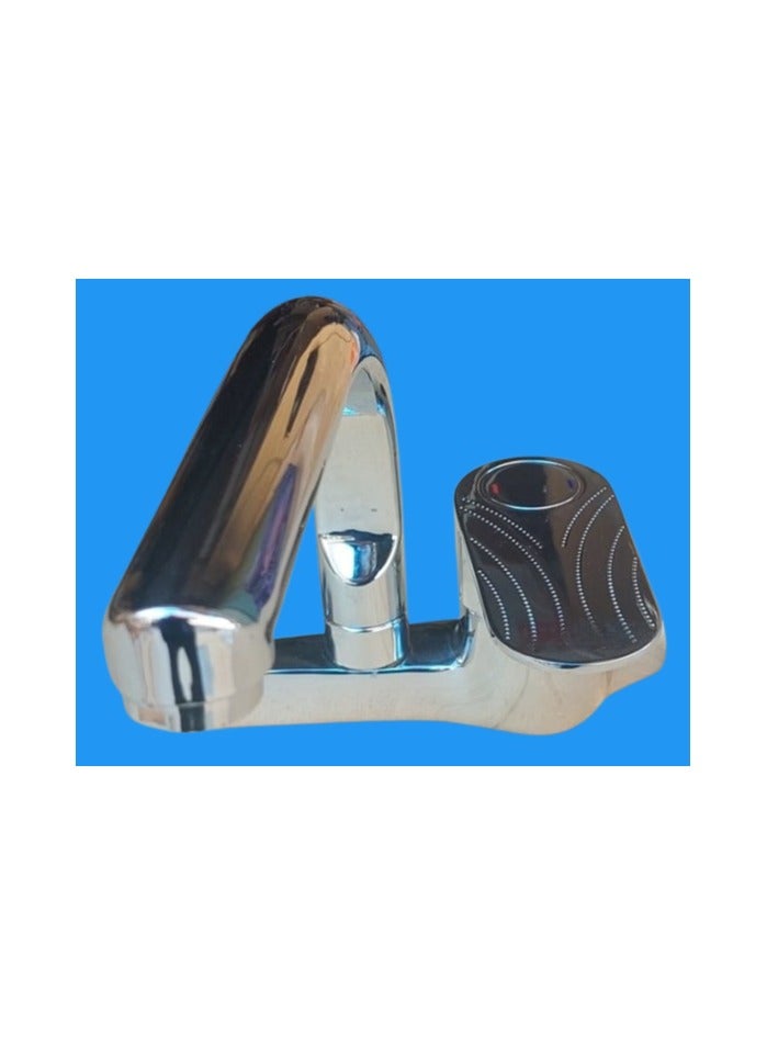 100% صنبور خلاط للمطبخ فضي كود 1023 - Image 4