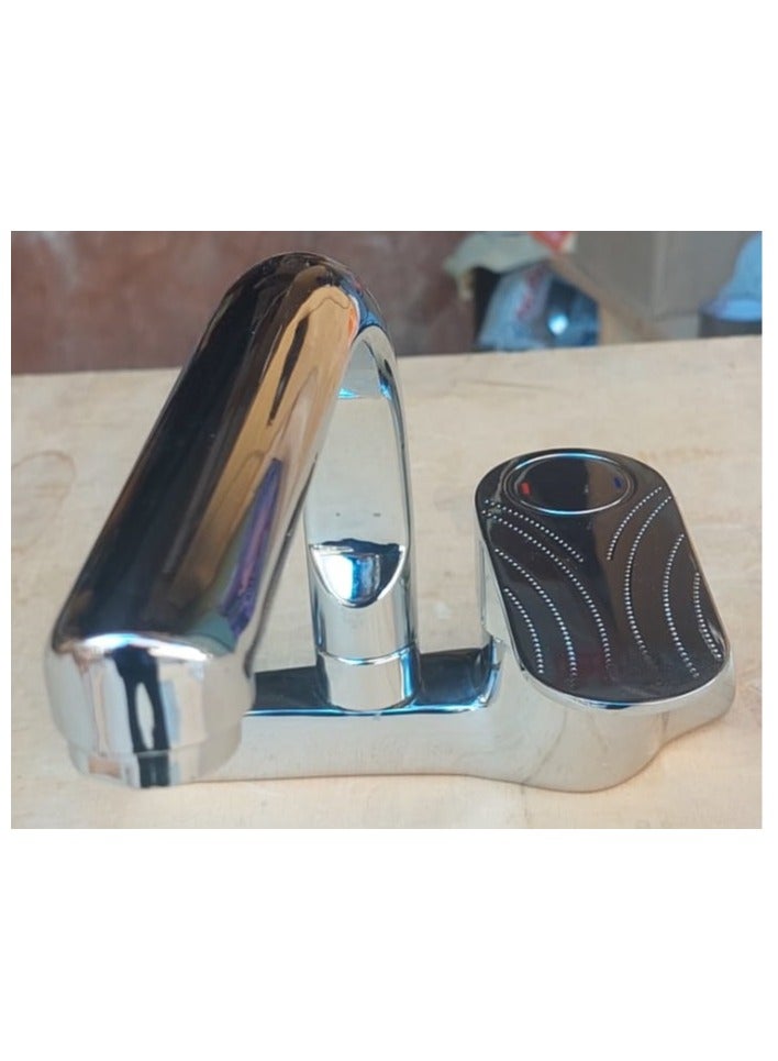 100% صنبور خلاط للمطبخ فضي كود 1023 - Image 5