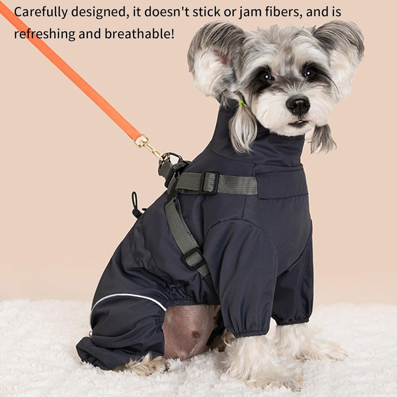 Water Raincoats Pocket Dog Fashionable Pet Rain Jackets for Rainy Outings with Your Pet Walking - Image 4