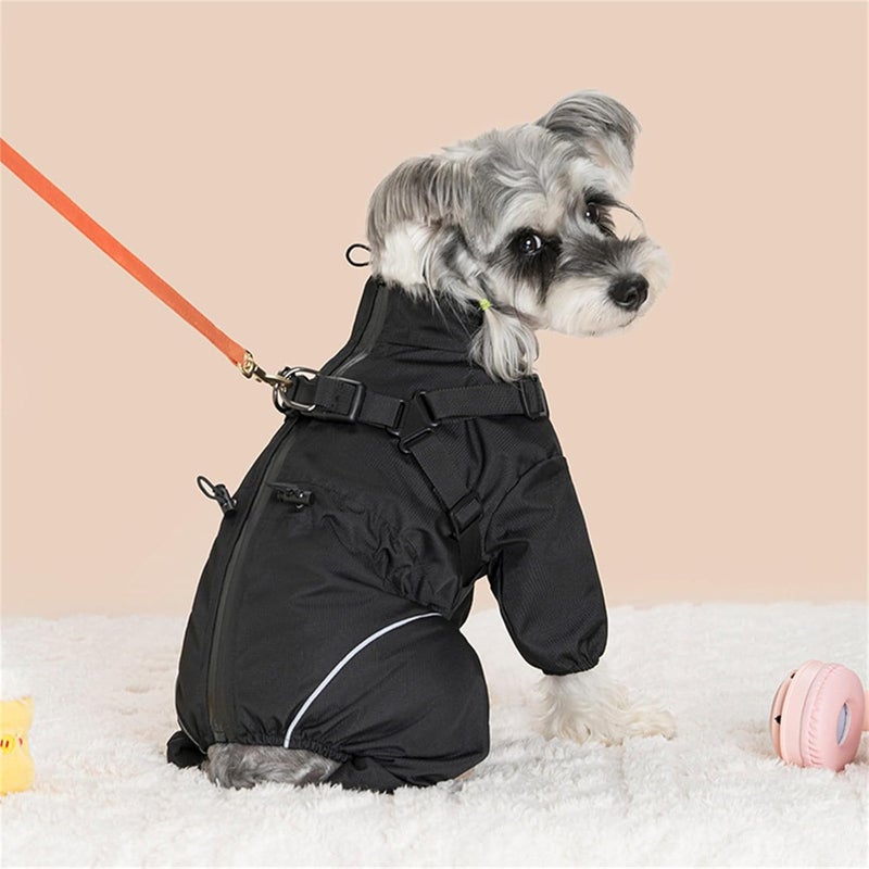 Water Raincoats Pocket Dog Fashionable Pet Rain Jackets for Rainy Outings with Your Pet Walking - Image 5