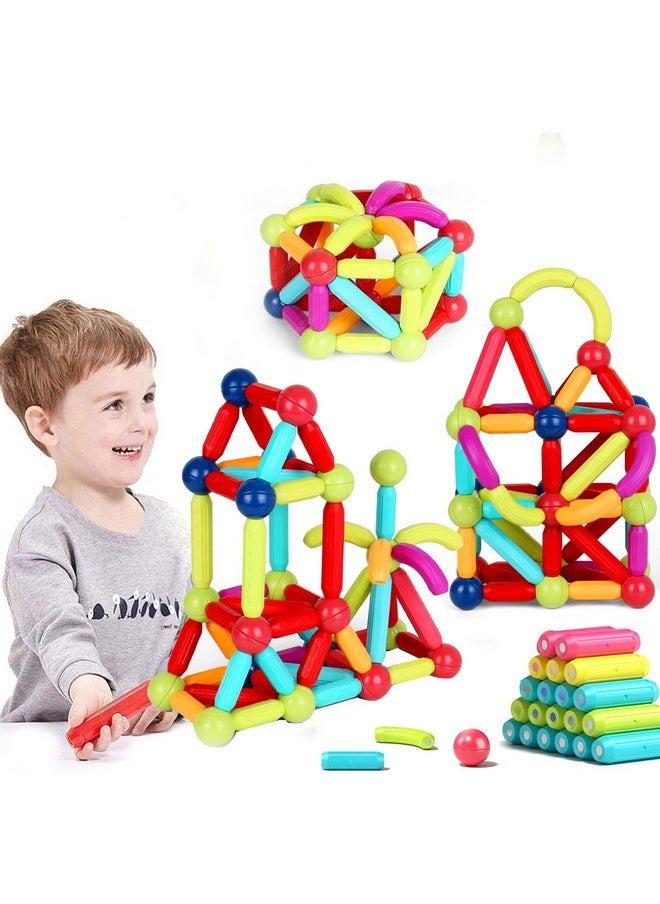 FunBlast FunBlast Magnetic Sticks Building Blocks for Kids - 36 Pcs Puzzle Games for Kids, DIY STEM Toys for Kids, Building & Construction Toys, Brain Game Toys for 3+ Year Old Kids Boys, Girls (36 Pcs)  - Image 1
