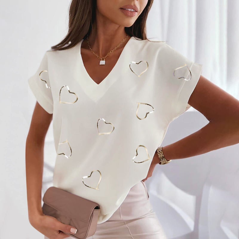 2023 Factory Trend 3Dt T-Shirt Feather 3D Printed Women'S T-Shirt Short Sleeve 3D Printed T-Shirt Supply - Image 3