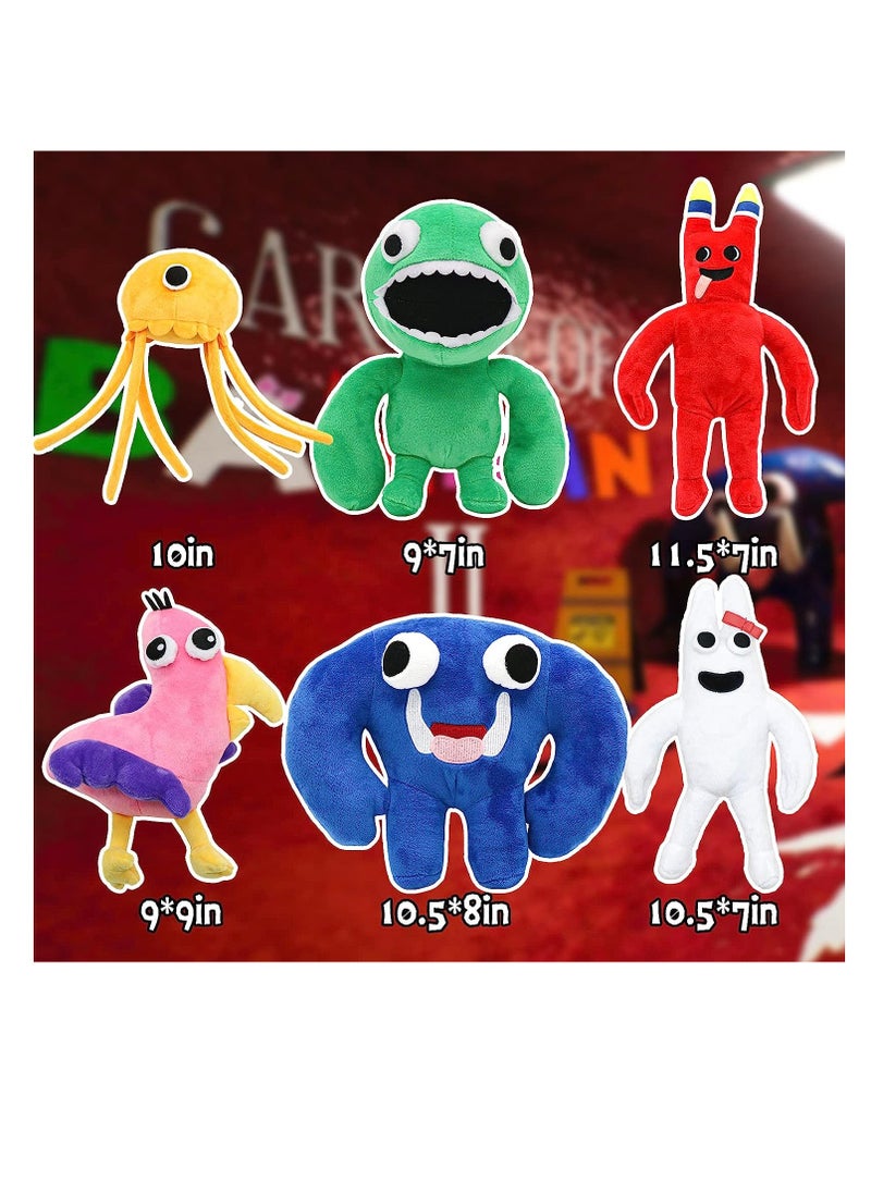 MAGIC VAULT 6PCS Garden of Banban Plush,10 inches Garden of Banban Jumbo Josh Plushies Toys,Soft Monster Horror Stuffed Figure Doll for Fans Gift,Soft Stuffed Animal Figure Doll for Adult and Kids  - Image 2