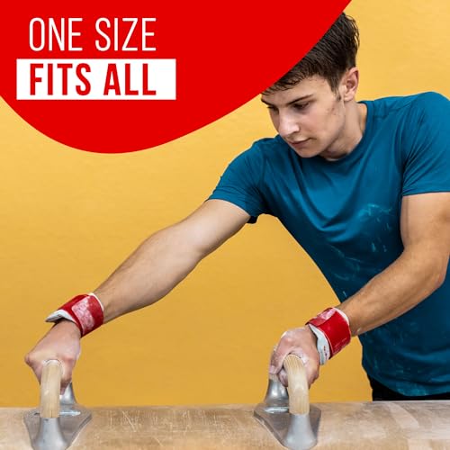 Reisport Gymnastic Wrist Support, Unisex One Size Wrist Support for Pull-up, Premium Leather Wrist Protection, Wrist Support with Hook & Loop Closure, Wrist Wraps for Weightlifting, Strength Training - Image 4