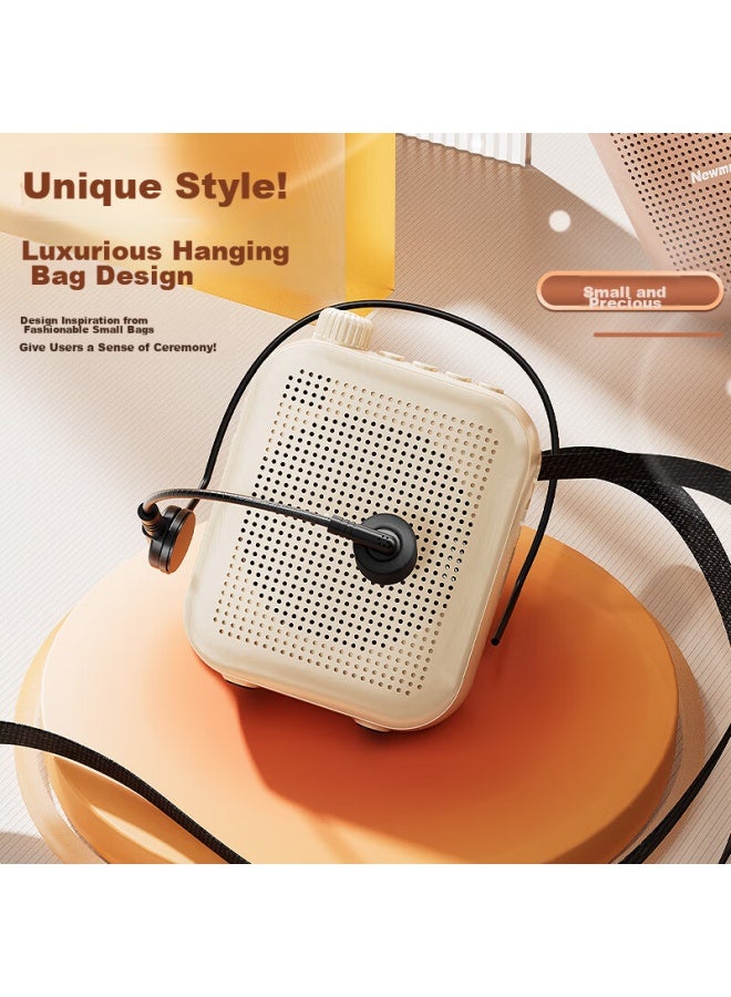 Newmine U-102 Little Bee Amplifier, Teacher-specific Loudspeaker, Tour Guide Waist-mounted Megaphone, Portable Bluetooth Speaker, Classroom Teaching Handheld Loudspeaker, High Volume - Image 3