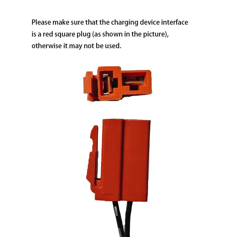 jssandan 6V Charger for Kids Ride-On Toys and Cars - Compatible with BMX X6, Kid TRAX GMC, Wal-Mart, Moto ATV Quad, Electric Vehicle Power Adapter with Square Plug - Image 5