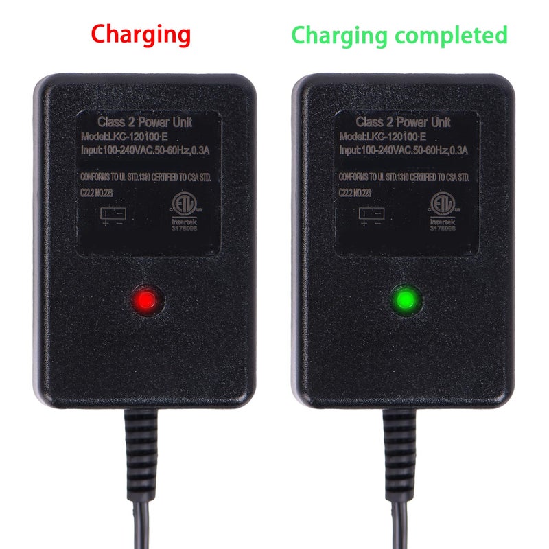 jssandan 6V Charger for Kids Ride-On Toys and Cars - Compatible with BMX X6, Kid TRAX GMC, Wal-Mart, Moto ATV Quad, Electric Vehicle Power Adapter with Square Plug - Image 2
