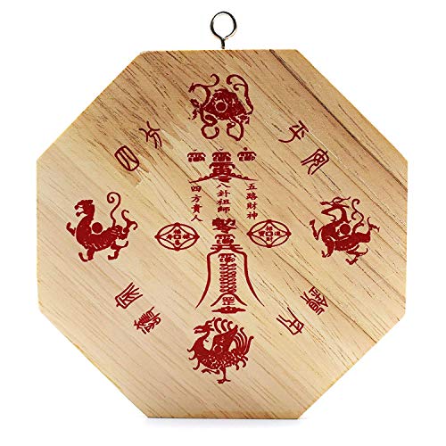 BetterUS better us Feng Shui Wood Chinese Bagua Mirror 4 Inch (Convex) - Image 3