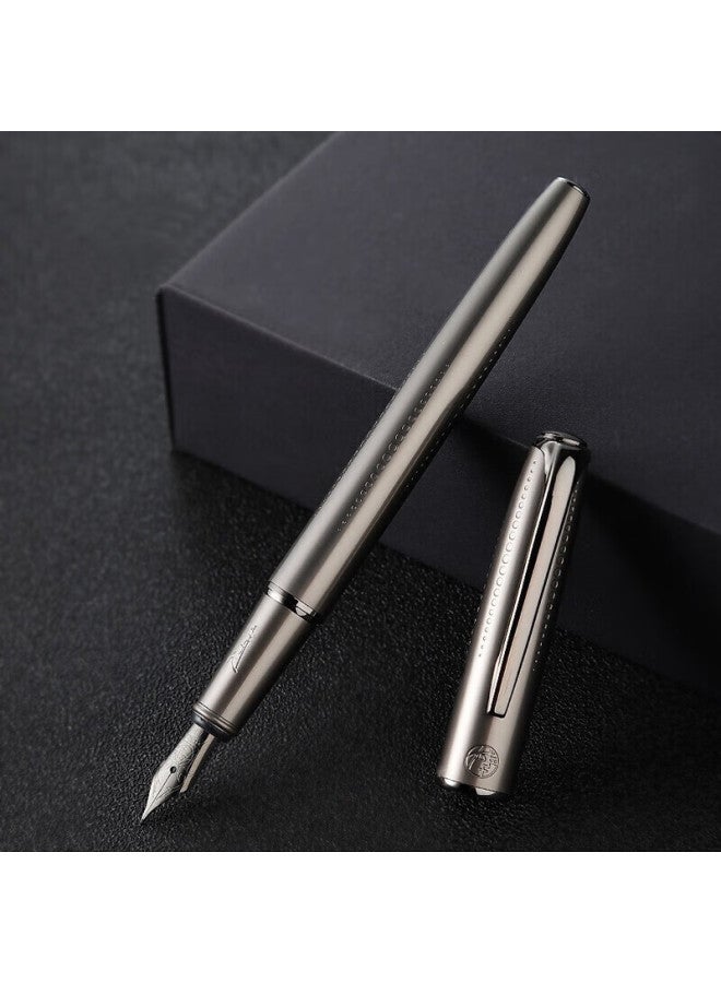 Pimio Starry Night Series Fountain Pen For Adults, Calligraphy Ink Pen, Business Graduation Gift, Signature Pen For Men And Women, Student Calligraphy Gift Pen, Starry Night Gray - Image 4
